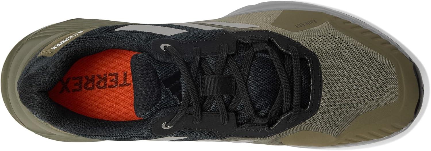 imageadidas Mens Terrex Soulstride RainRDY SneakersOlive StrataSolid GreyBlack