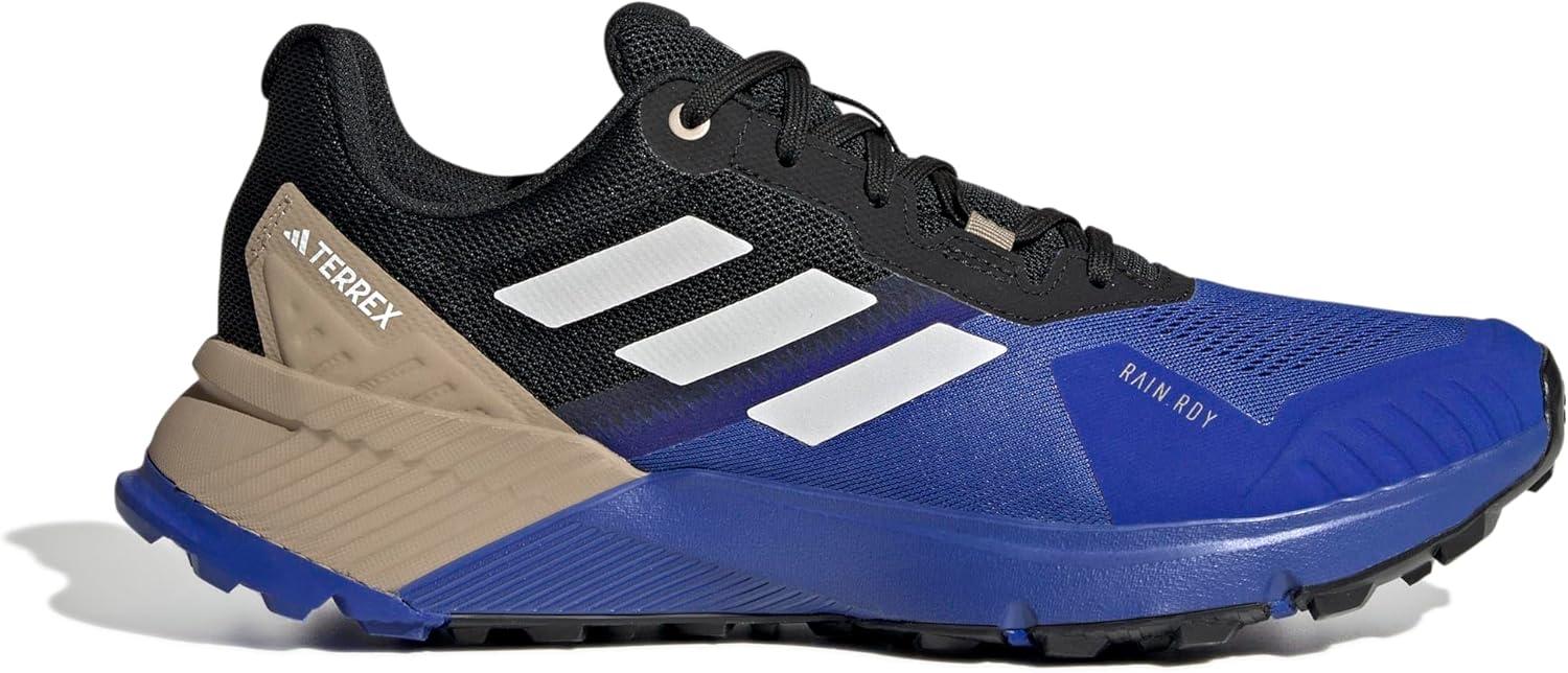 imageadidas Mens Terrex Soulstride RainRDY SneakersSemi Lucid Blue Grey One Blanch Cargo