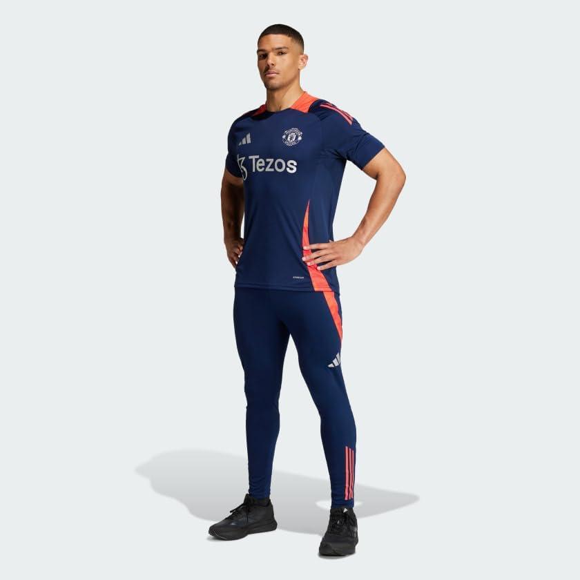 imageadidas Mens Tiro 24 Soccer Tracksuit PantsManchester United Indigo Red