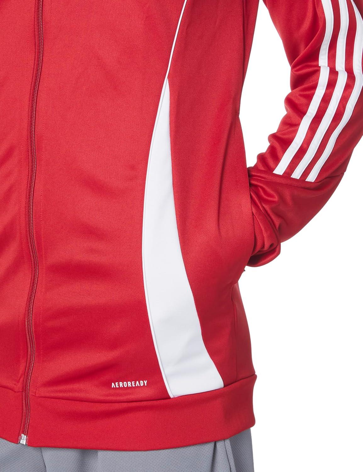 imageadidas Mens Tiro 24 Training JacketTeam Collegiate RedWhite