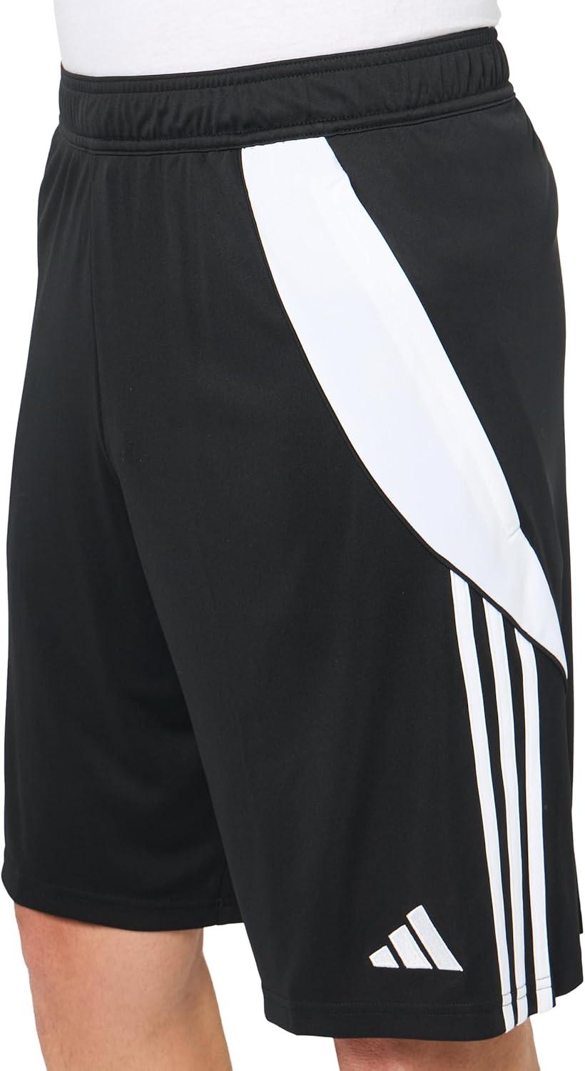 imageadidas Mens Tiro 24 Training ShortsBlackWhiteWhite