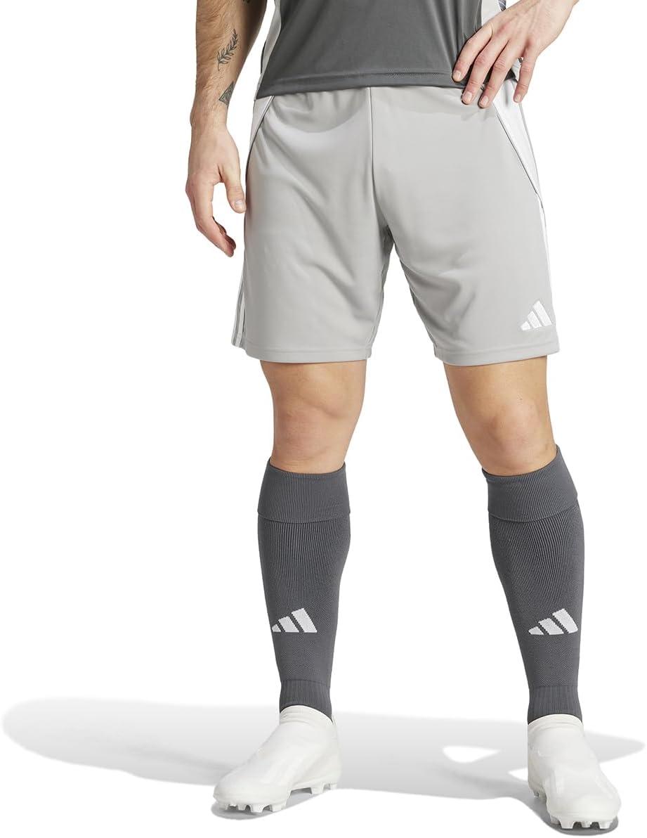 imageadidas Mens Tiro 24 Training ShortsTeam Mid GreyWhite
