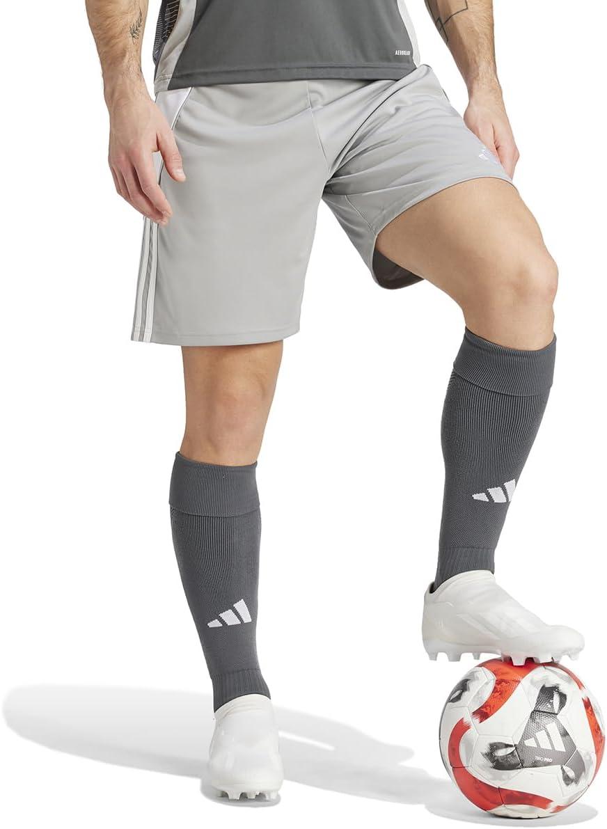 imageadidas Mens Tiro 24 Training ShortsTeam Mid GreyWhite
