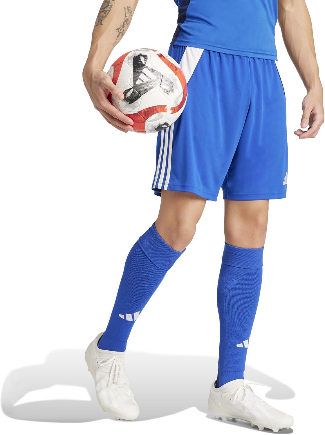 imageadidas Mens Tiro 24 Training ShortsTeam Royal BlueWhite