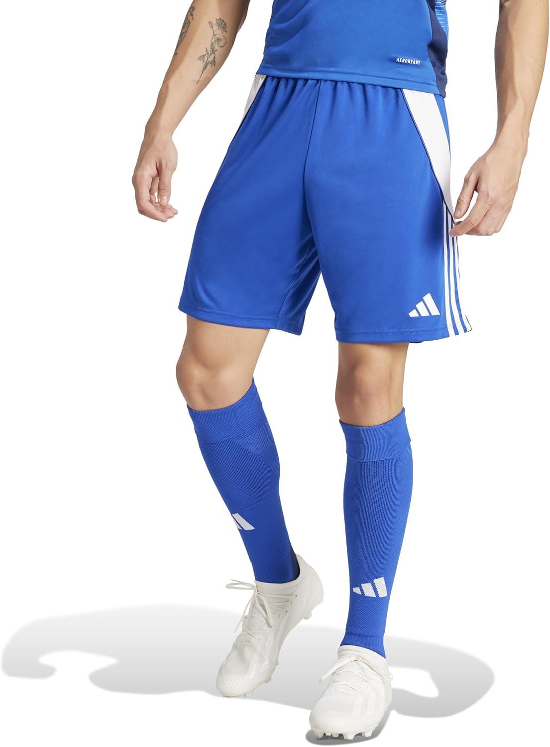 imageadidas Mens Tiro 24 Training ShortsTeam Royal BlueWhite