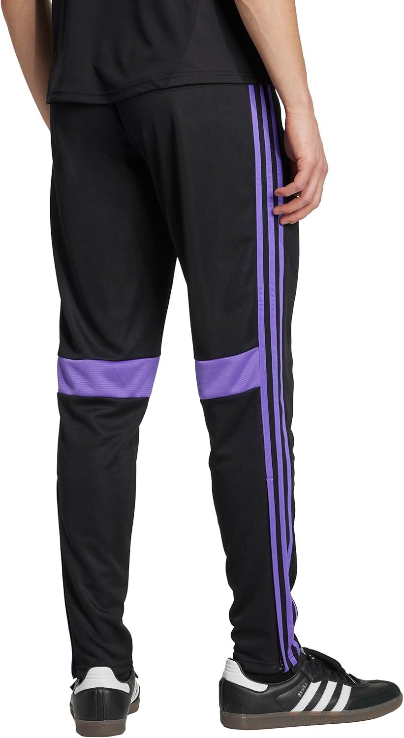 imageadidas Mens Tiro 25 Essentials Training PantsBlackPurple RushLucid Lemon