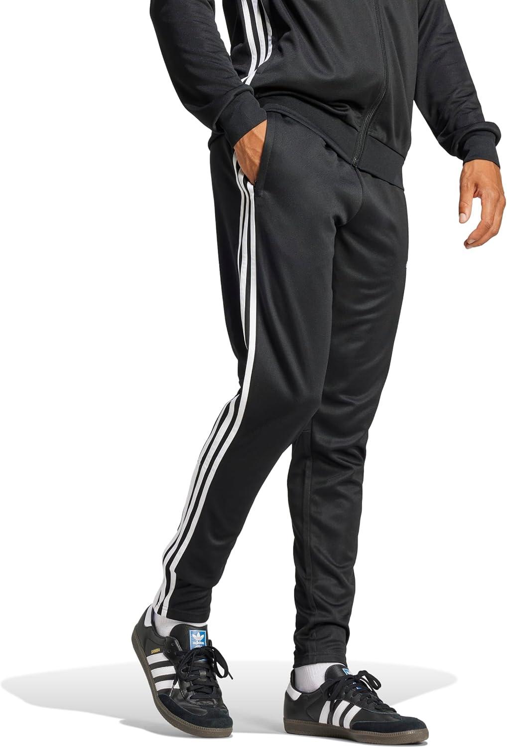 imageadidas Mens Tiro 25 Essentials Training PantsBlackWhite