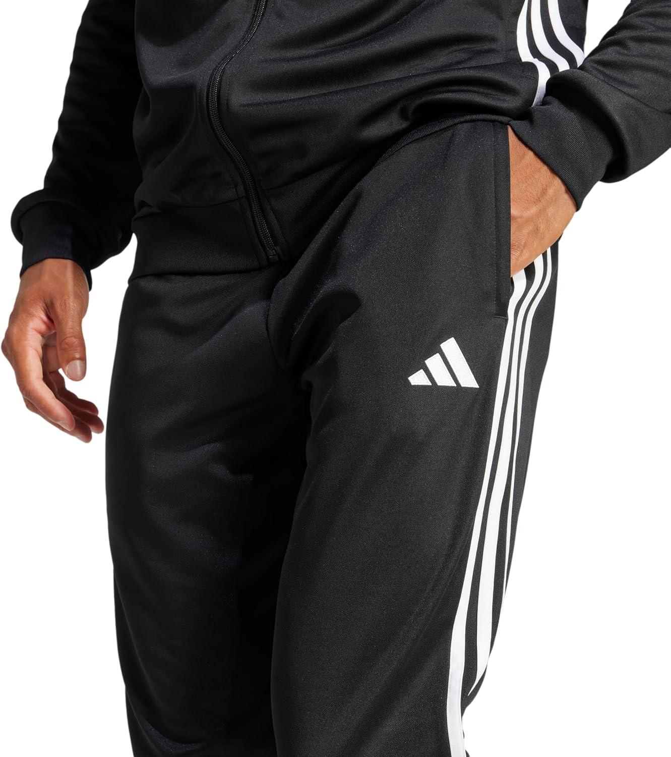imageadidas Mens Tiro 25 Essentials Training PantsBlackWhite