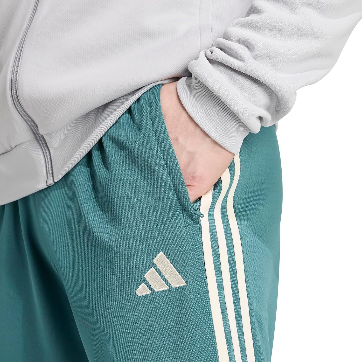 imageadidas Mens Tiro 25 Essentials Training PantsPreloved TealWonder White