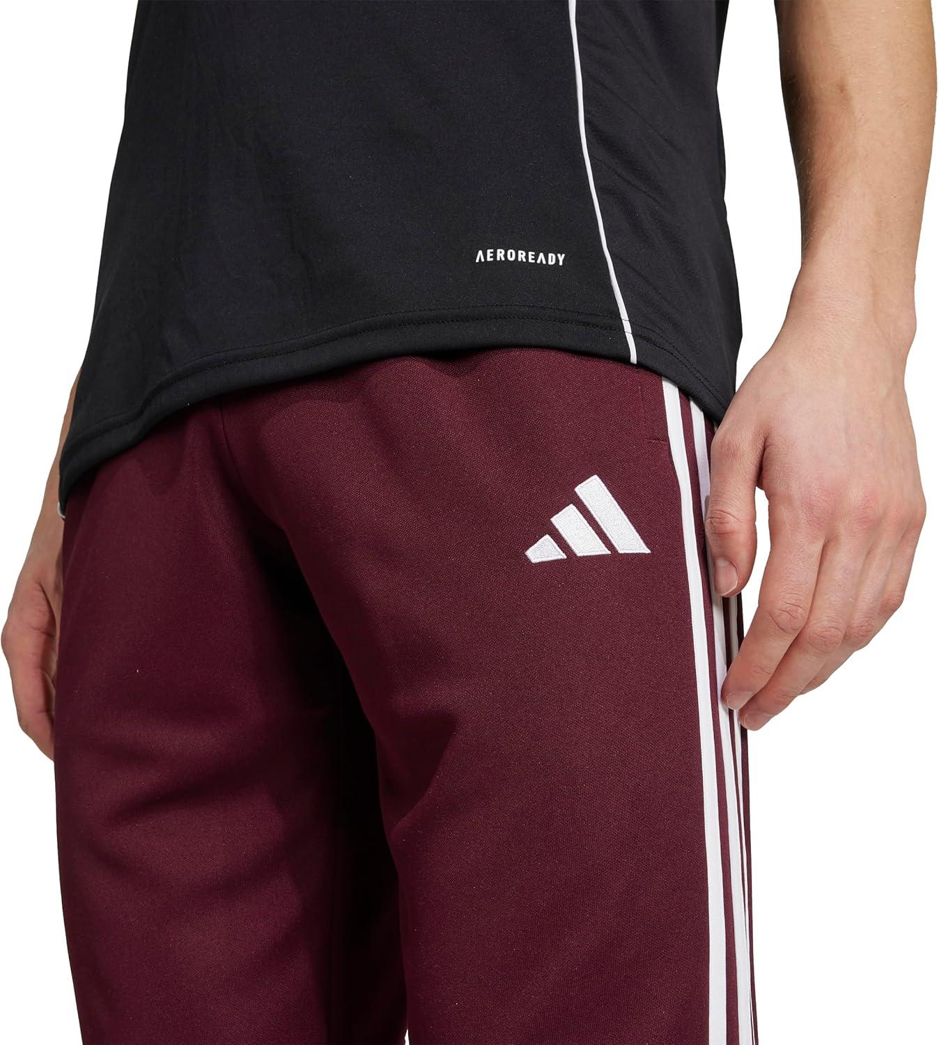 imageadidas Mens Tiro 25 Essentials Training PantsTeam MaroonWhite