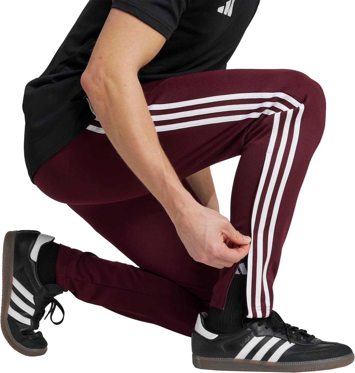 imageadidas Mens Tiro 25 Essentials Training PantsTeam MaroonWhite