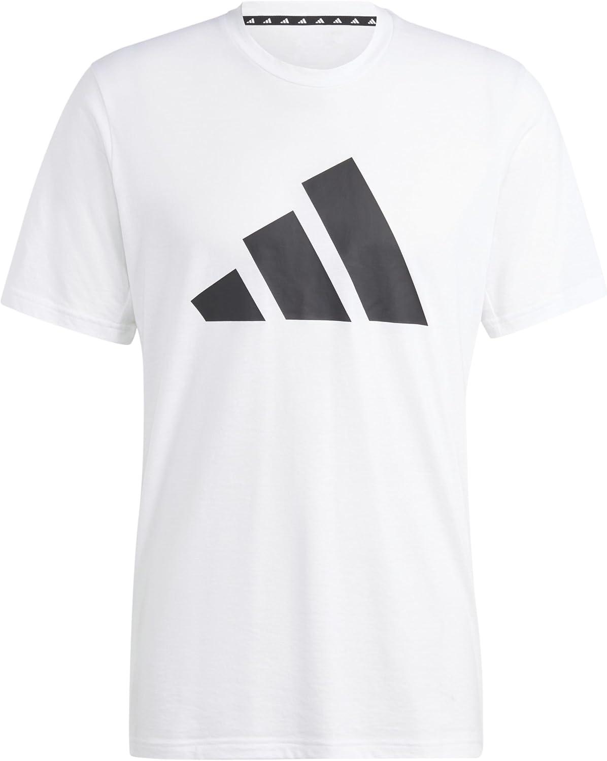 imageadidas Mens Training Essentials Feel Ready Logo TShirtWhite Black