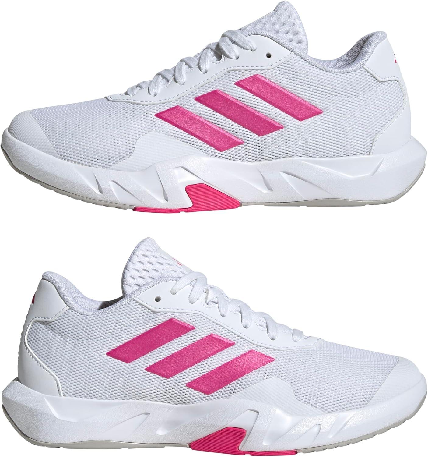 imageadidas Womens Amplimove Training SneakerWhiteShock PinkGrey