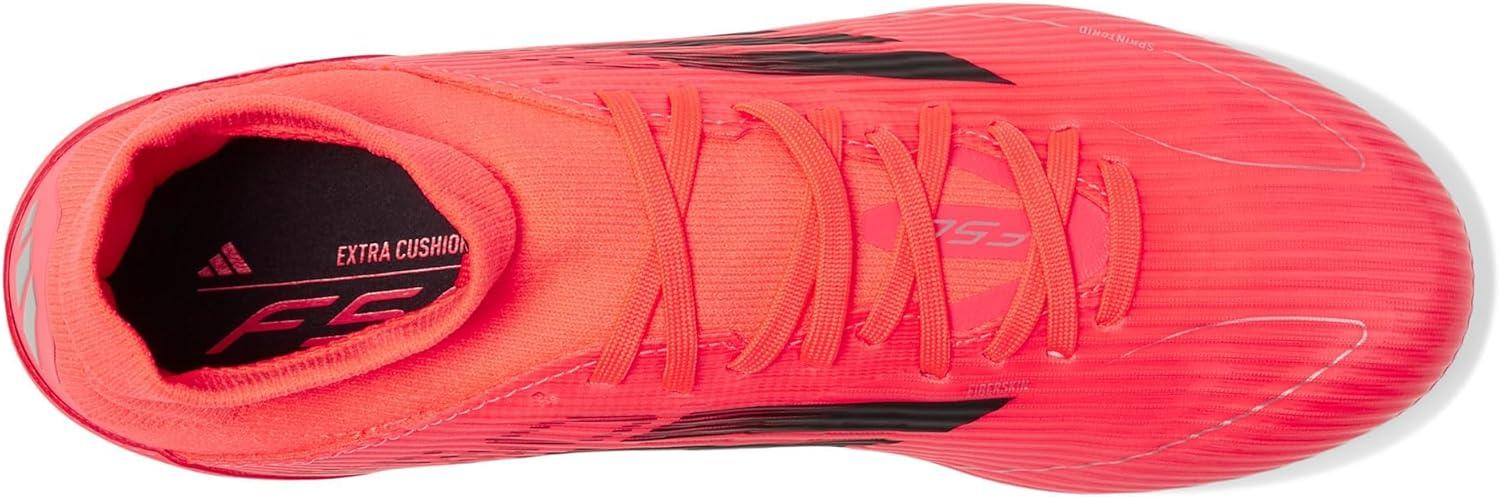 imageadidas Womens F50 League Mid Top FirmMulti Ground SneakerTurboAurora BlackPlatin Metallic