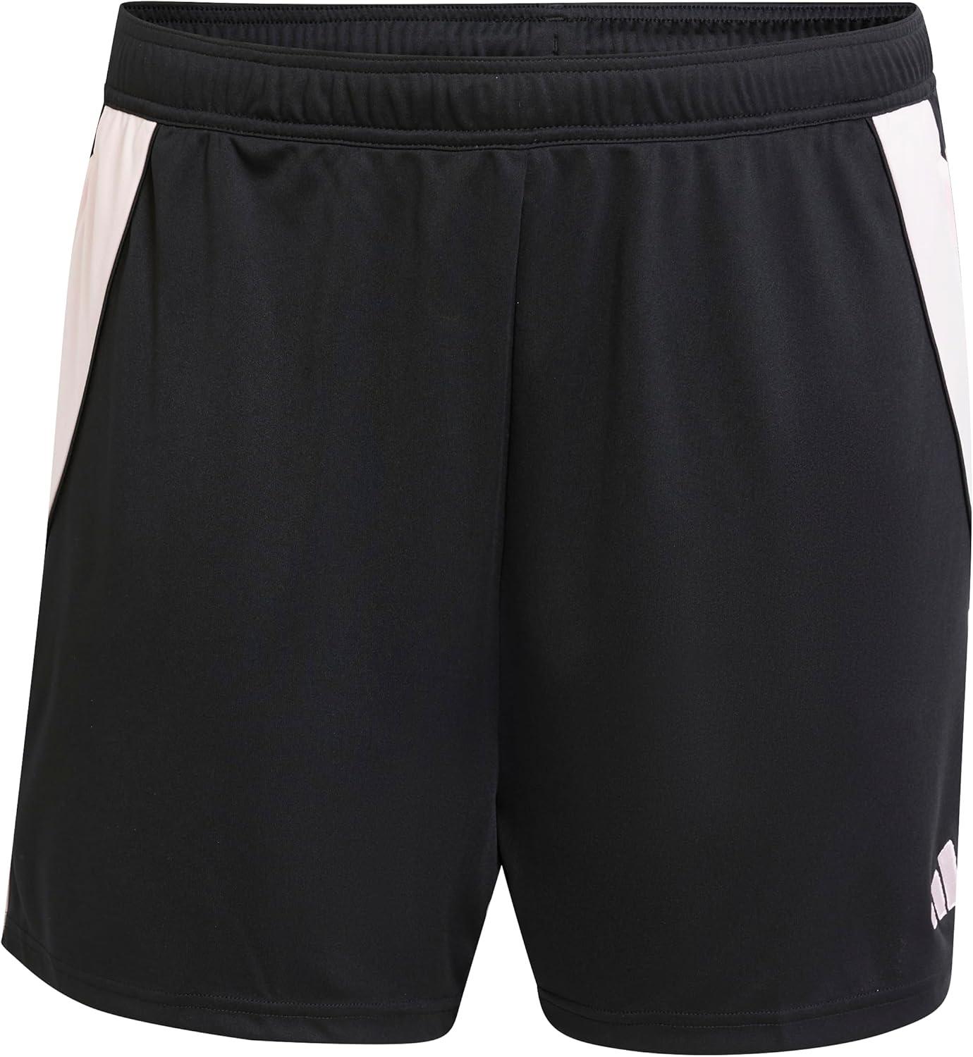 imageadidas Womens Plus Size Tiro 24 Training ShortsBlackClear Pink