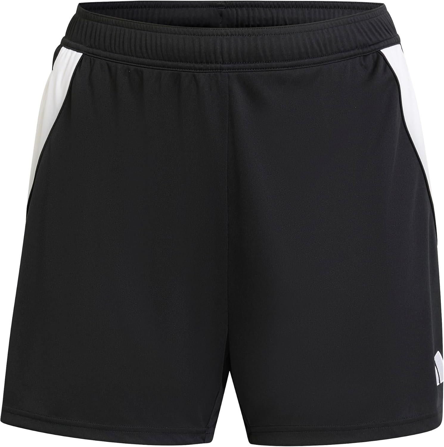 imageadidas Womens Plus Size Tiro 24 Training ShortsBlackWhite