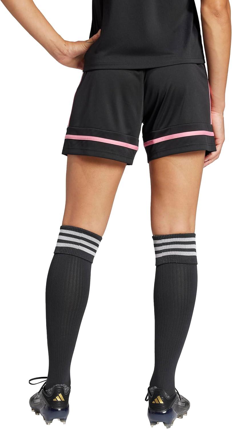 imageadidas Womens Squadra ShortsBlackBlackEasy Pink