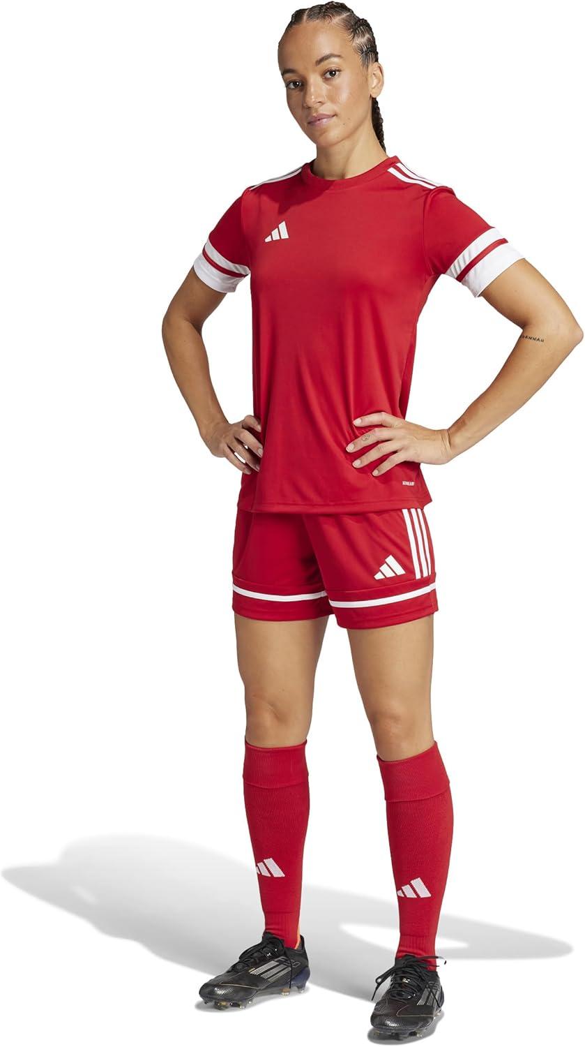 imageadidas Womens Squadra ShortsTeam Power RedTeam Power RedWhite