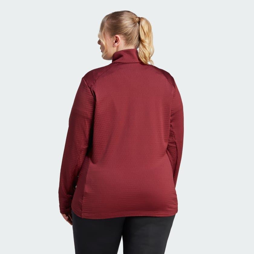 imageadidas Womens Terrex Multi Light Fleece Full Zip JacketShadow Red
