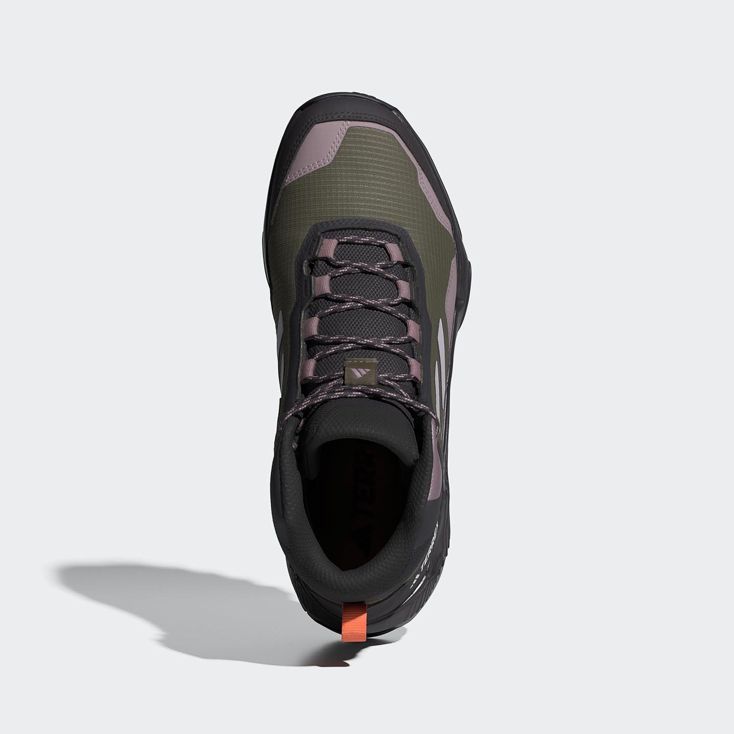 imageadidas Womens Terrex Soulstride Trail Running Hiking ShoeOlive Strata Silver Dawn Amber Tint