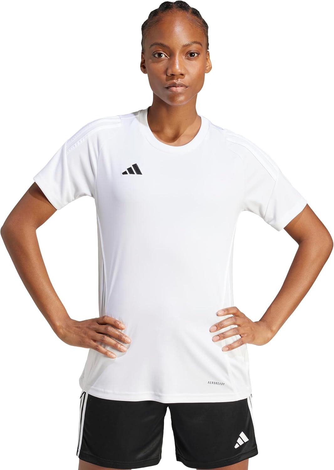 imageadidas Womens Tiro 24 JerseyWhiteWhite