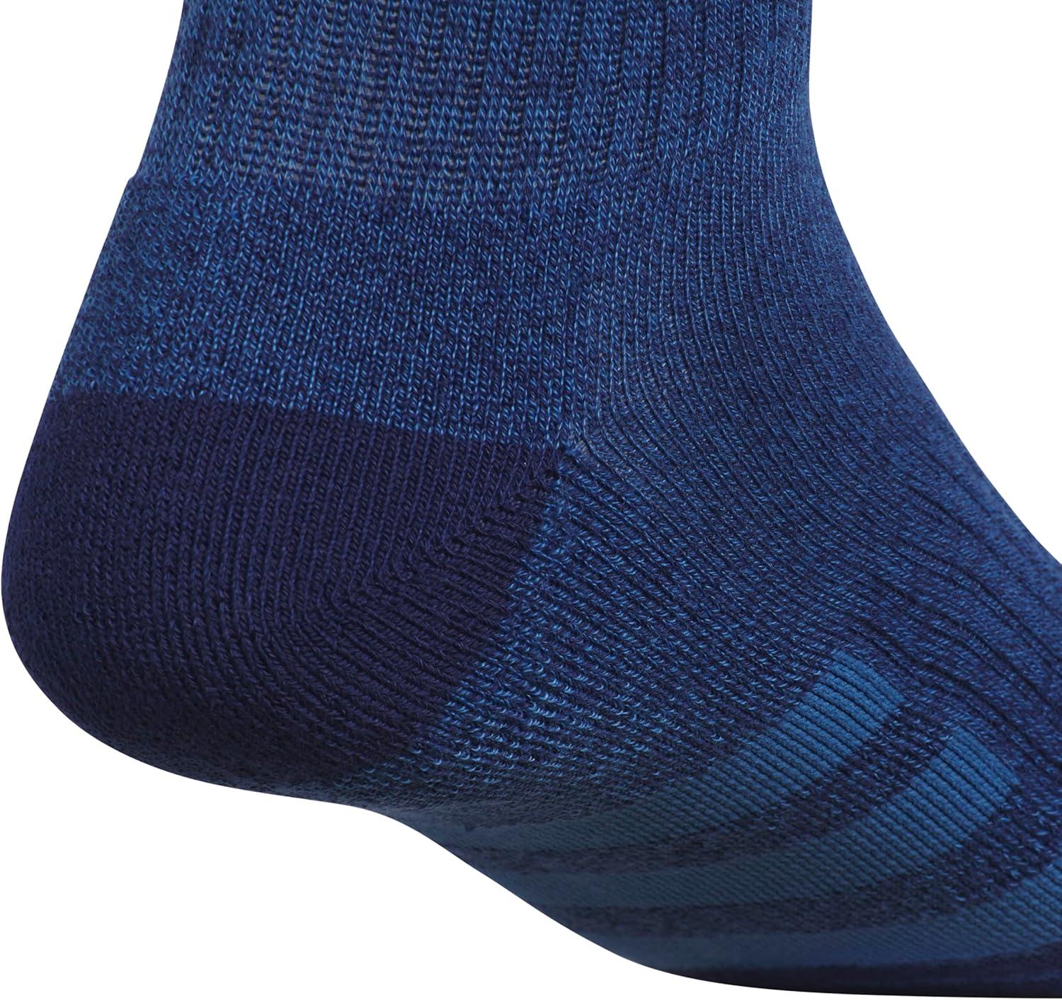 imageadidas mens Cushioned Quarter Ankle Socks 3pair PackDark BlueWhiteDusky Ink Blue