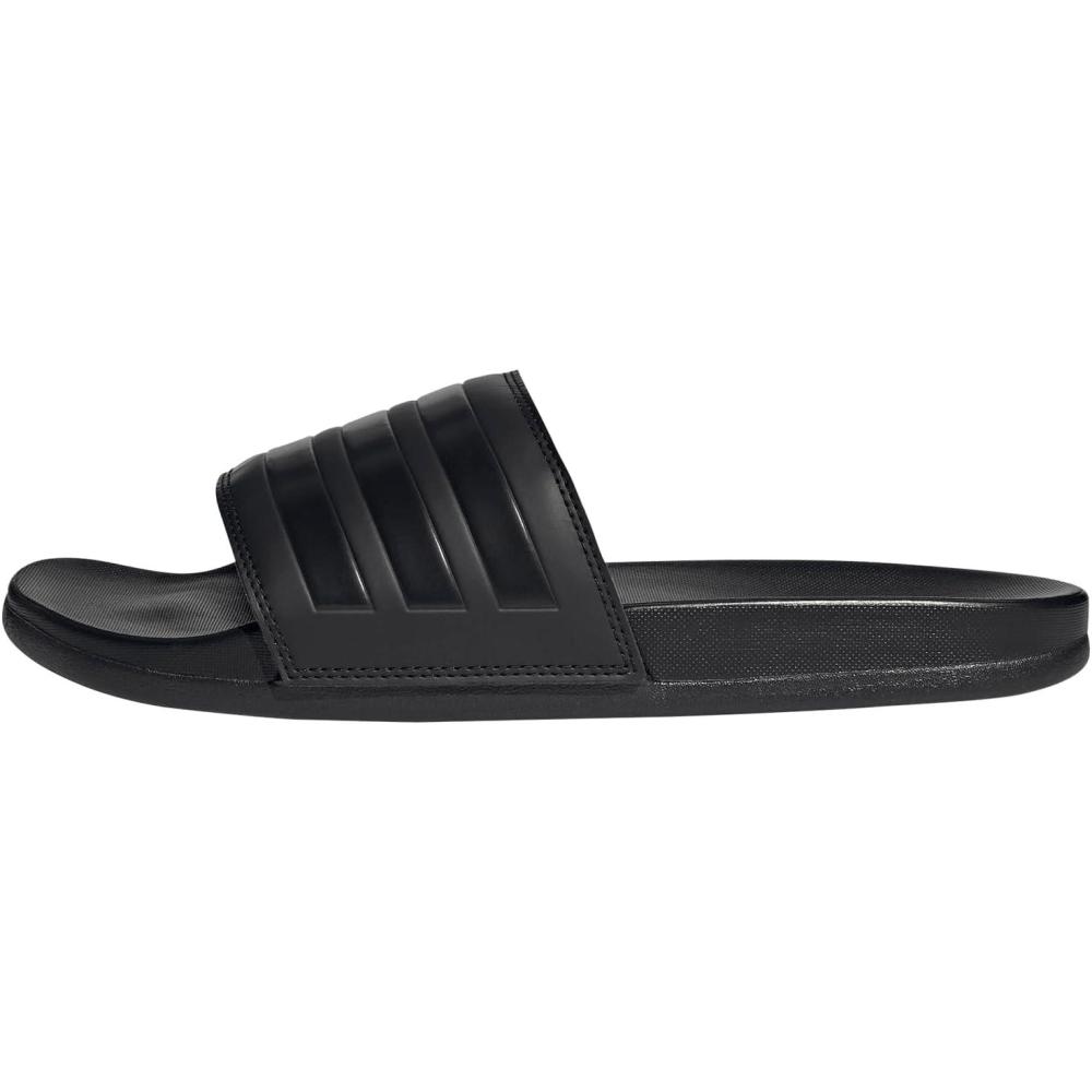 imageadidas Mens Adilette Comfort Slide Casual Sandals Casual  WhiteBlackBlackBlack 2022
