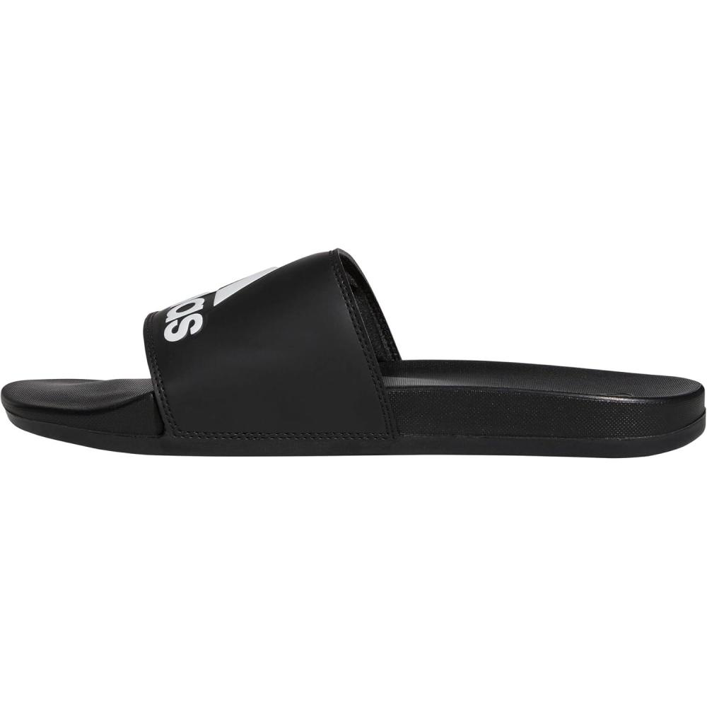 imageadidas Mens Adilette Comfort Slide Casual Sandals Casual  WhiteBlackWhiteBlack