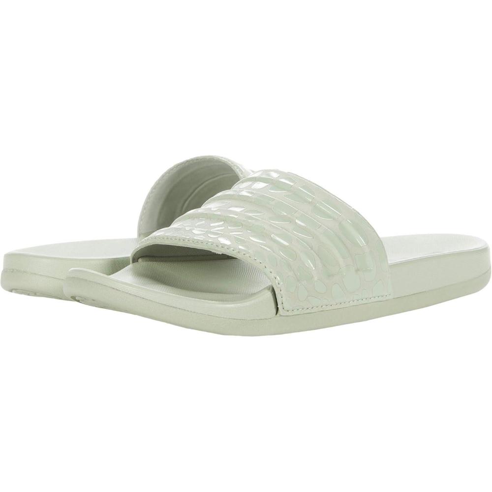 imageadidas Mens Adilette Comfort Slide Casual Sandals Casual  WhiteHalo GreenHalo GreenHalo Green