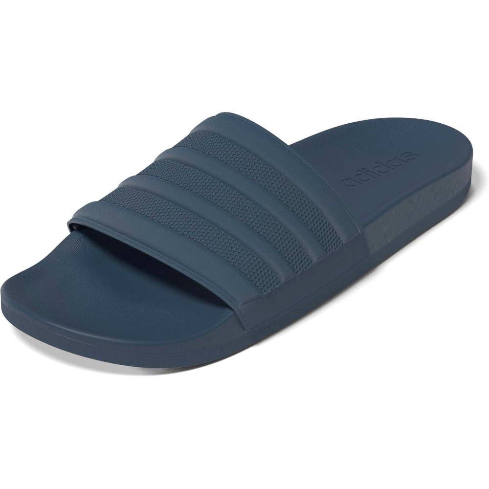 imageadidas Mens Adilette Comfort Slide Casual Sandals Casual  WhitePreloved InkPreloved InkPreloved Ink