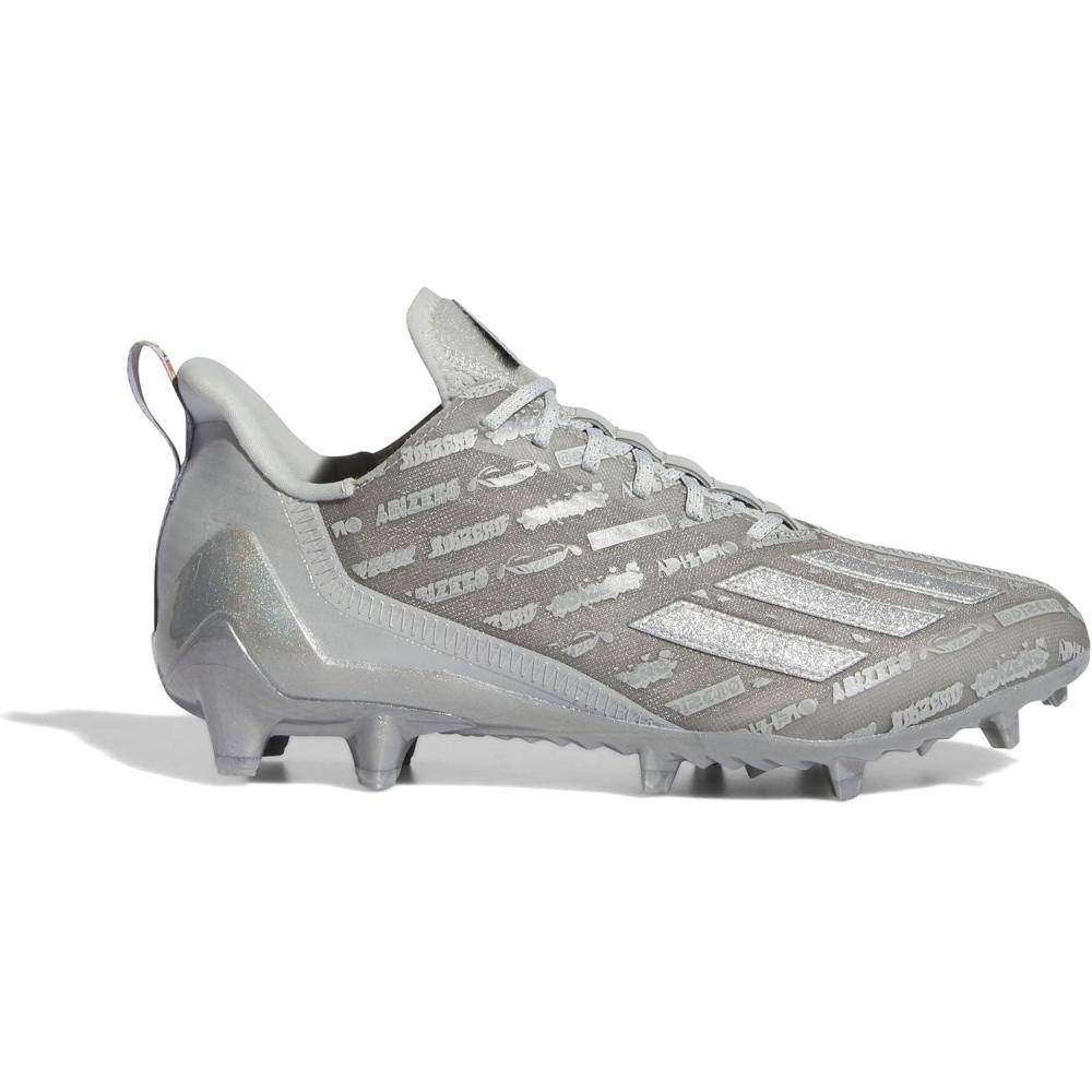 imageadidas Mens Adizero ScorchFootball ShoeGrey TwoSilver MetallicGrey Two