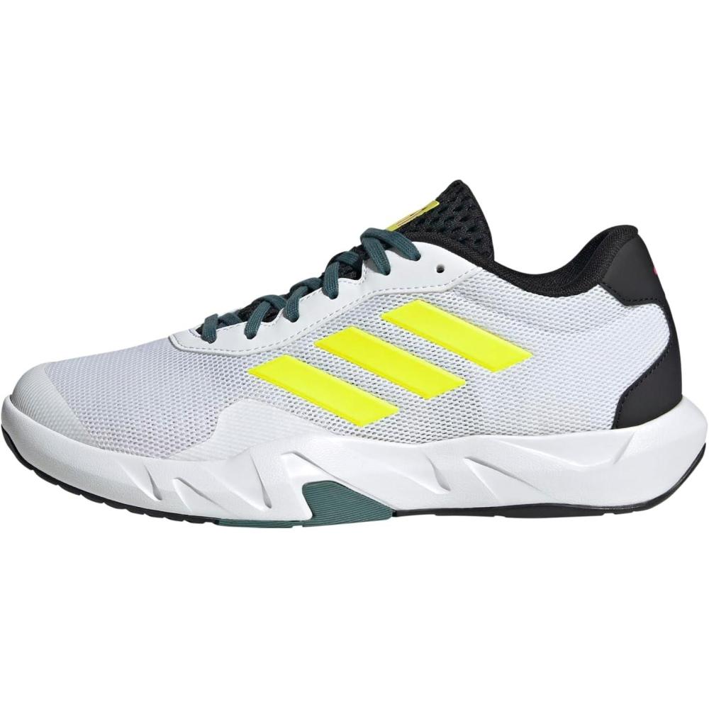 imageadidas Mens Amplimove TrainingWhiteLucid LemonShock Pink
