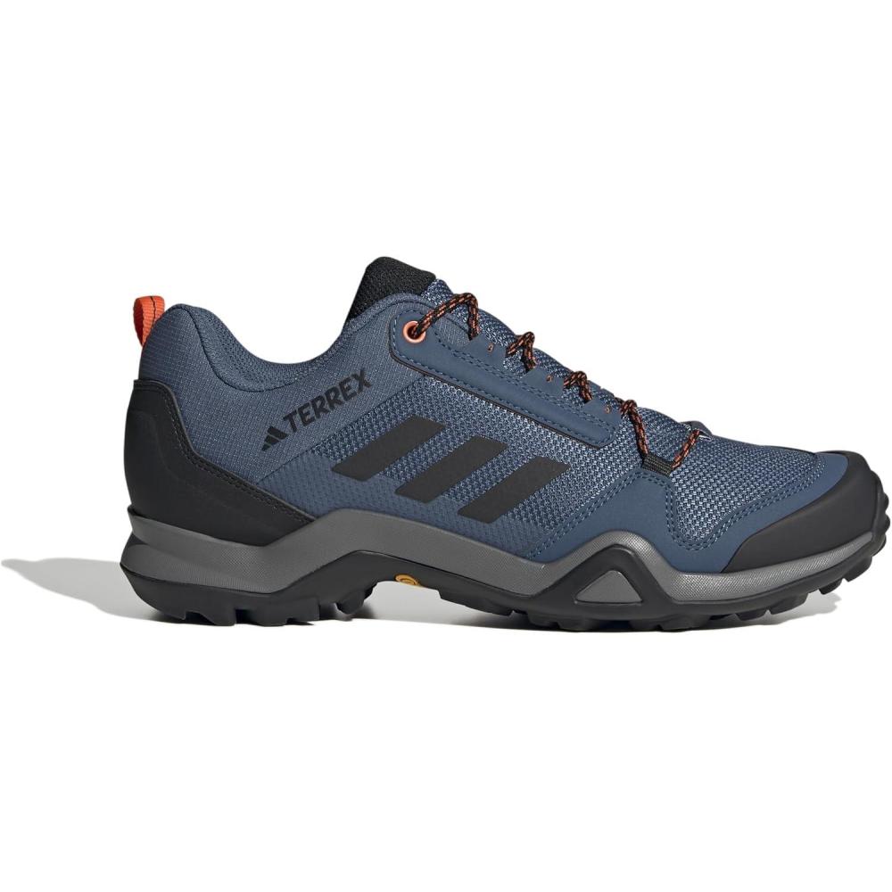 imageadidas Mens Camping Low Rise Hiking BootsWonder Steel Core Black Orange