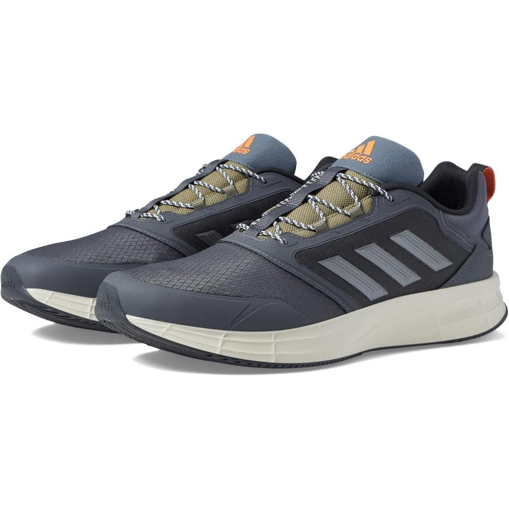 imageadidas Mens Duramo Protect Running ShoeGrey Fiveiron Metallicbeam Orange