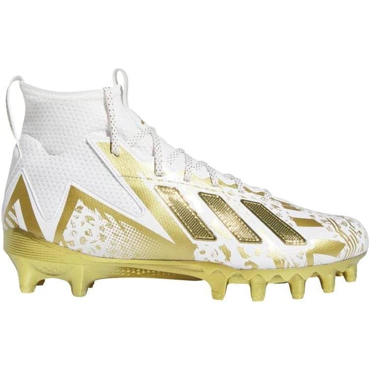 imageadidas Mens Freak 23Cloud WhiteGold MetallicCloud Whit
