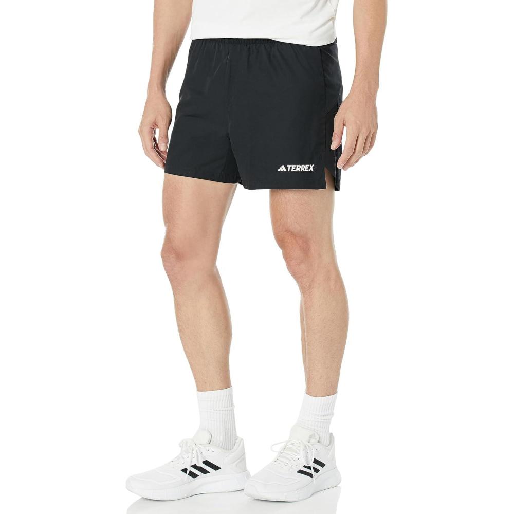 imageadidas Mens Terrex Multi Athletic Shorts Trail Running Casual Bottoms Casual Comfort Technology BlackBlack 2