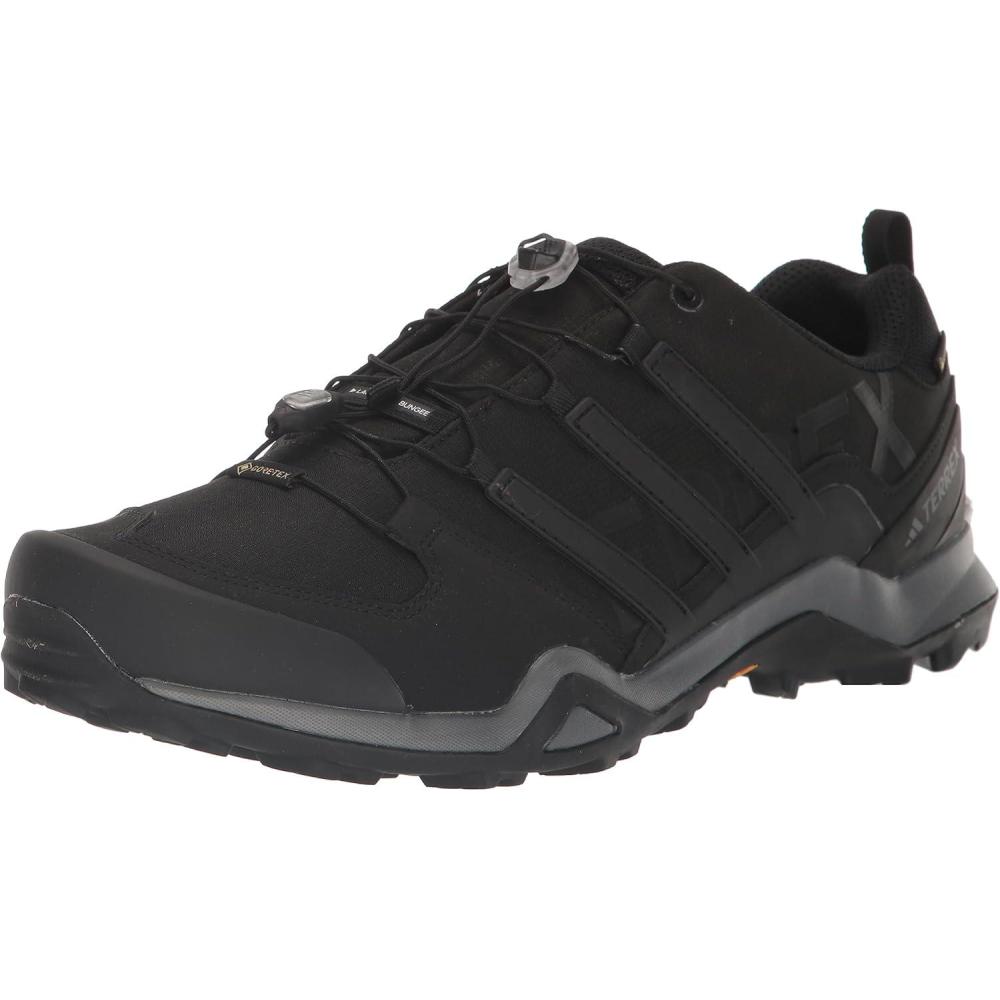 imageadidas Mens Terrex Swift R2 Goretex Hiking ShoeBlackBlackGrey
