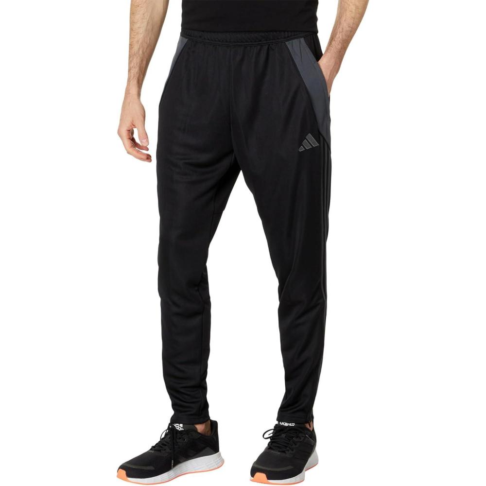 imageadidas Mens Tiro 24 Soccer Tracksuit PantsBlackSolid Grey