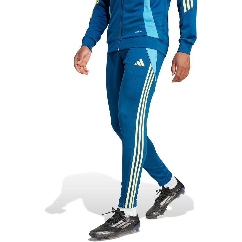 imageadidas Mens Tiro 24 Training JacketLegend MarinePearl Citrine