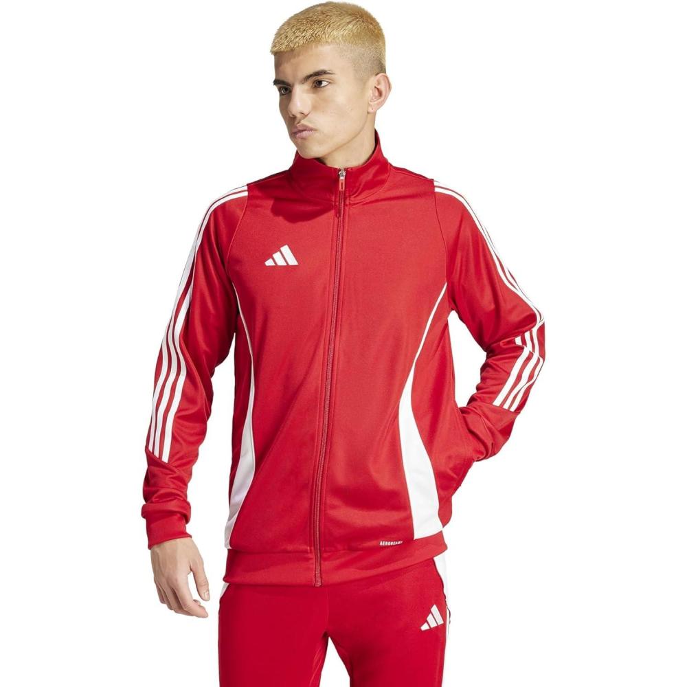 imageadidas Mens Tiro 24 Training JacketTeam Power RedWhite