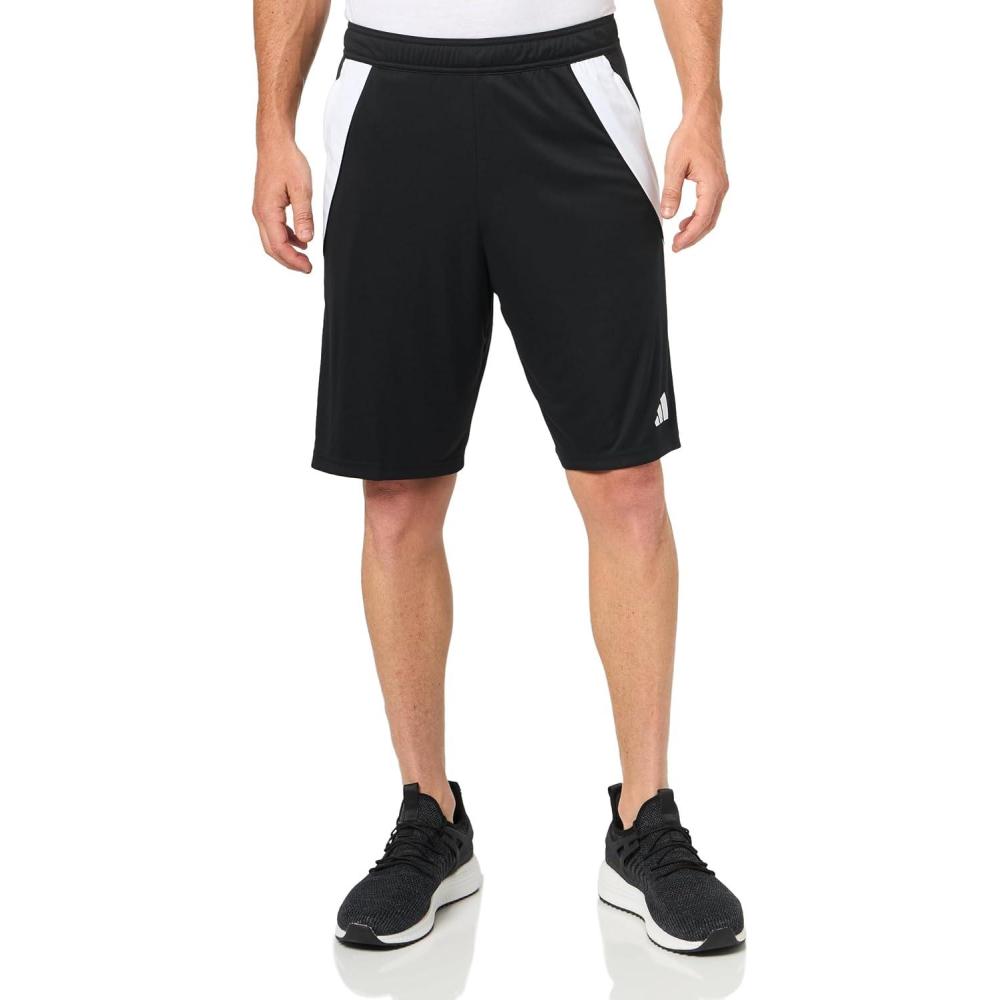 imageadidas Mens Tiro 24 Training ShortsBlackWhiteWhite