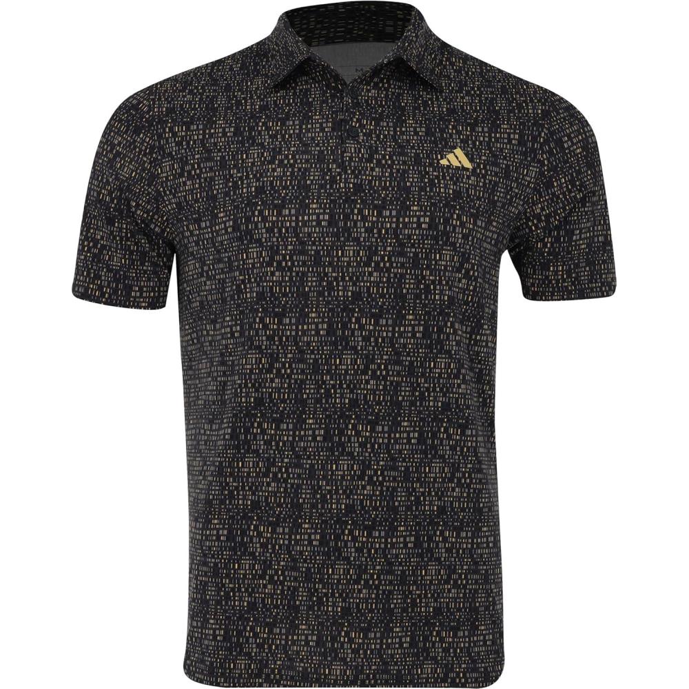 imageadidas Mens Ultimate365 Power Grid Print Polo ShirtCarbon