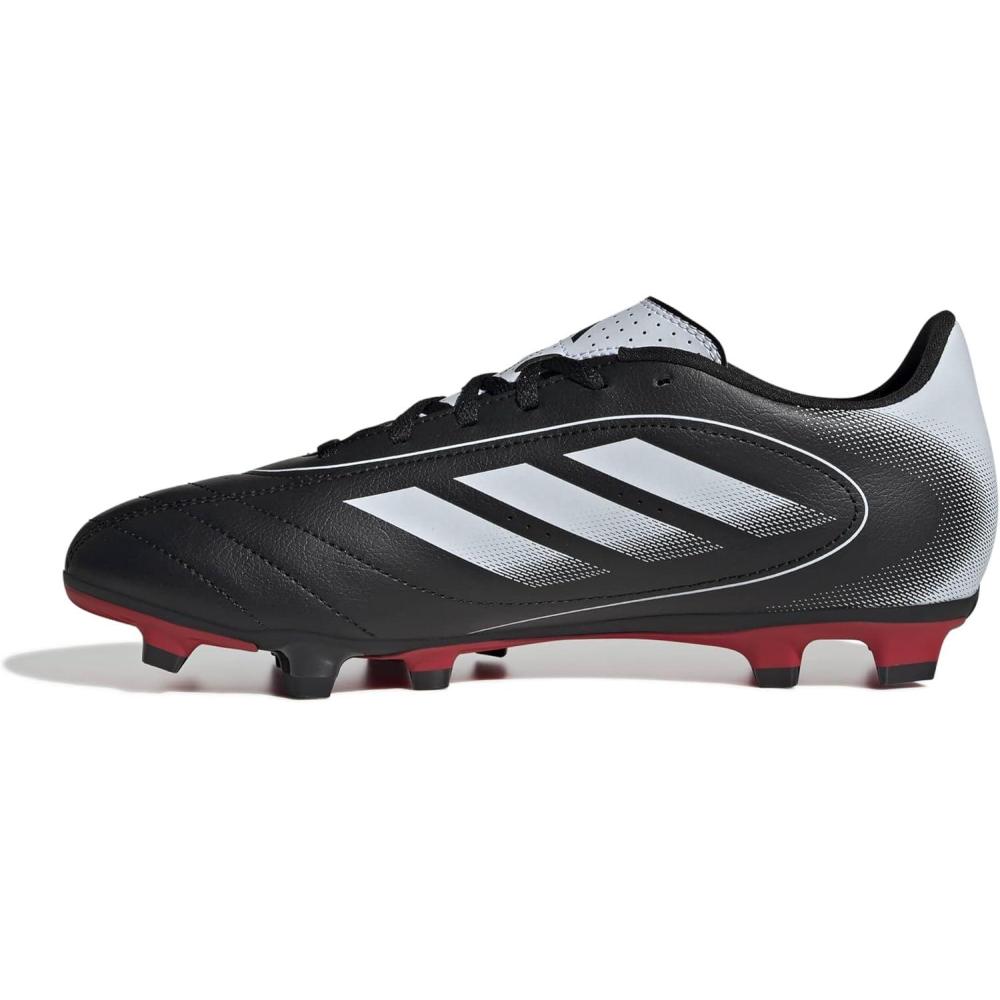 imageadidas Unisex Adult Goletto IX Firm GroundMulti Ground Soccer CleatBlackWhiteBetter Scarlet