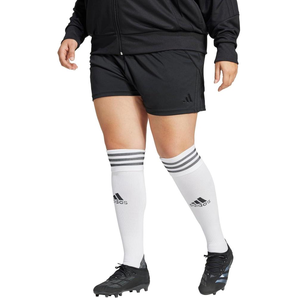 imageadidas Womens Plus Size Tiro 24 Training ShortsBlackBlack