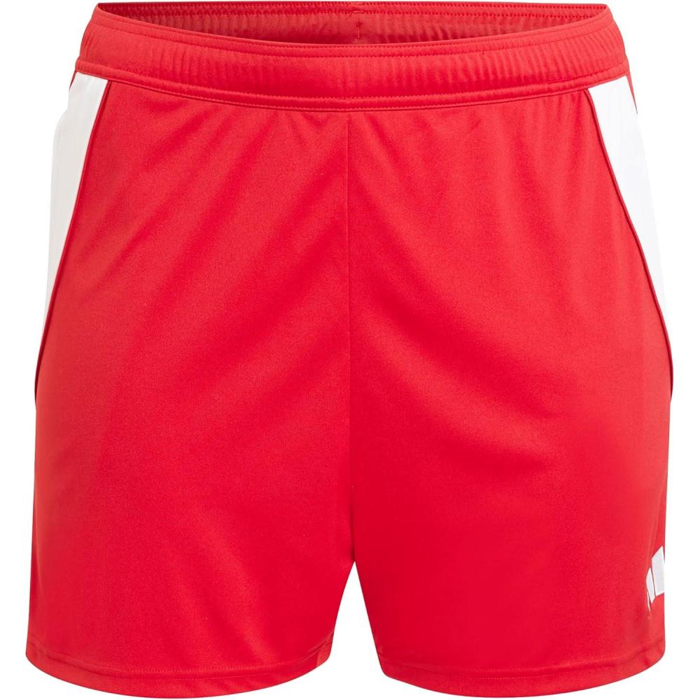 imageadidas Womens Plus Size Tiro 24 Training ShortsTeam Power RedWhite