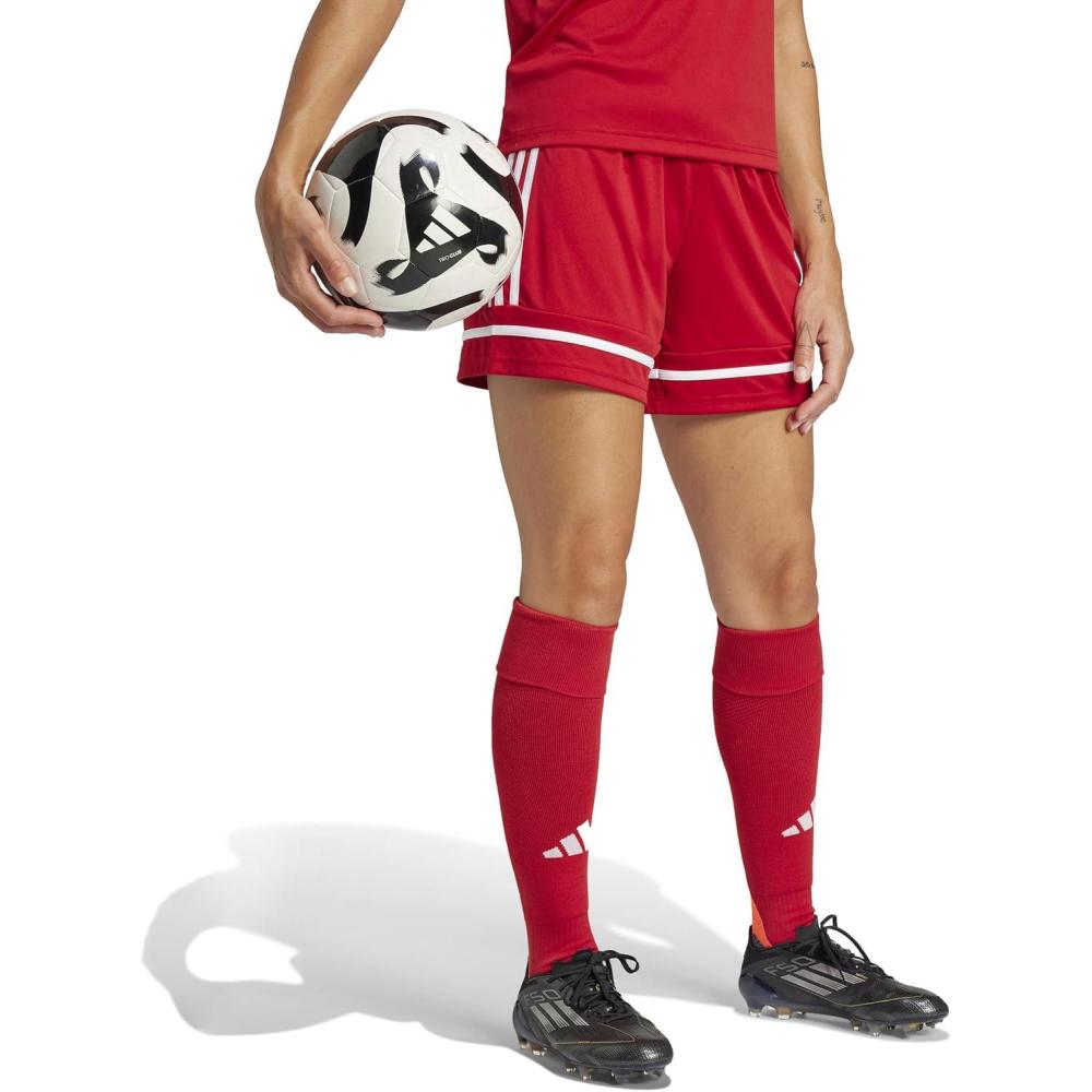 imageadidas Womens Squadra ShortsTeam Power RedTeam Power RedWhite