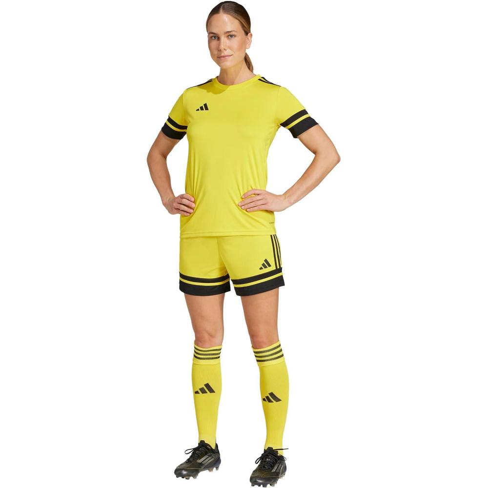 imageadidas Womens Squadra ShortsTeam YellowBlack