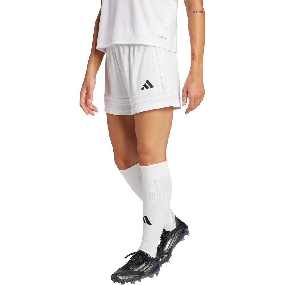imageadidas Womens Squadra ShortsWhiteWhiteBlack