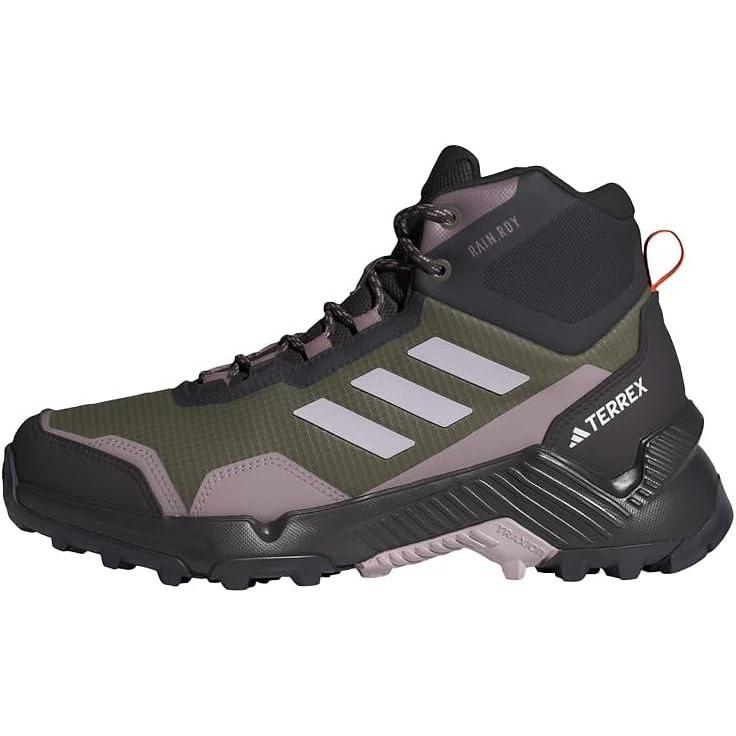 imageadidas Womens Terrex Soulstride Trail Running Hiking ShoeOlive Strata Silver Dawn Amber Tint