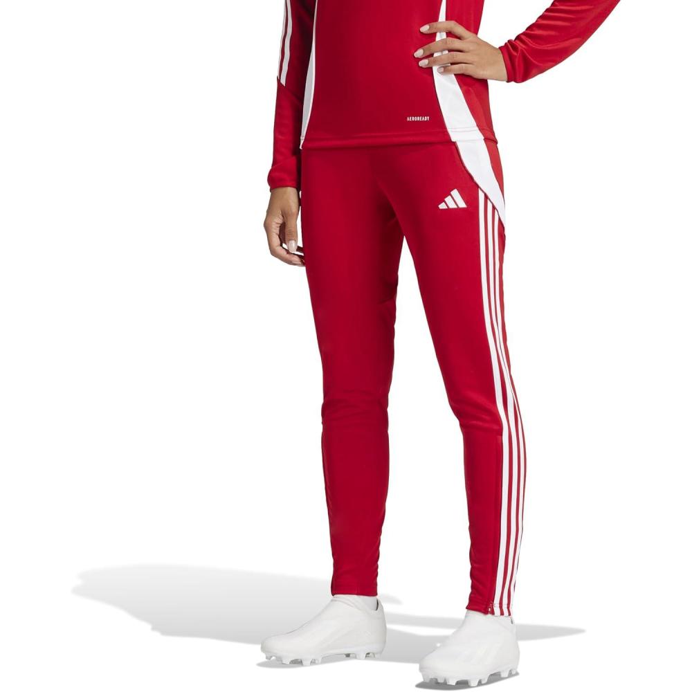 imageadidas Womens Tiro 24 Training PantsTeam Power RedWhite